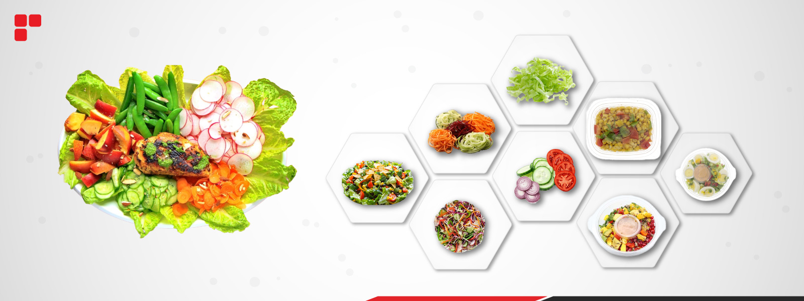 Salad Packaging Lines for Food Processing