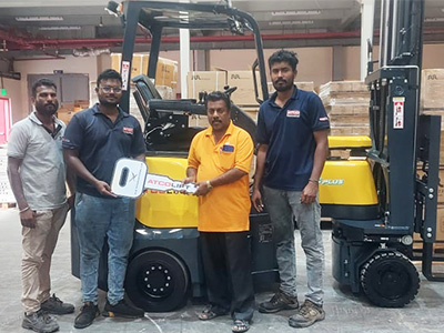 Narrow Aisle Articulated Forklift Truck