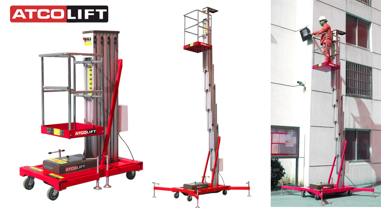 Single Mast Aerial Work Platform For Rent