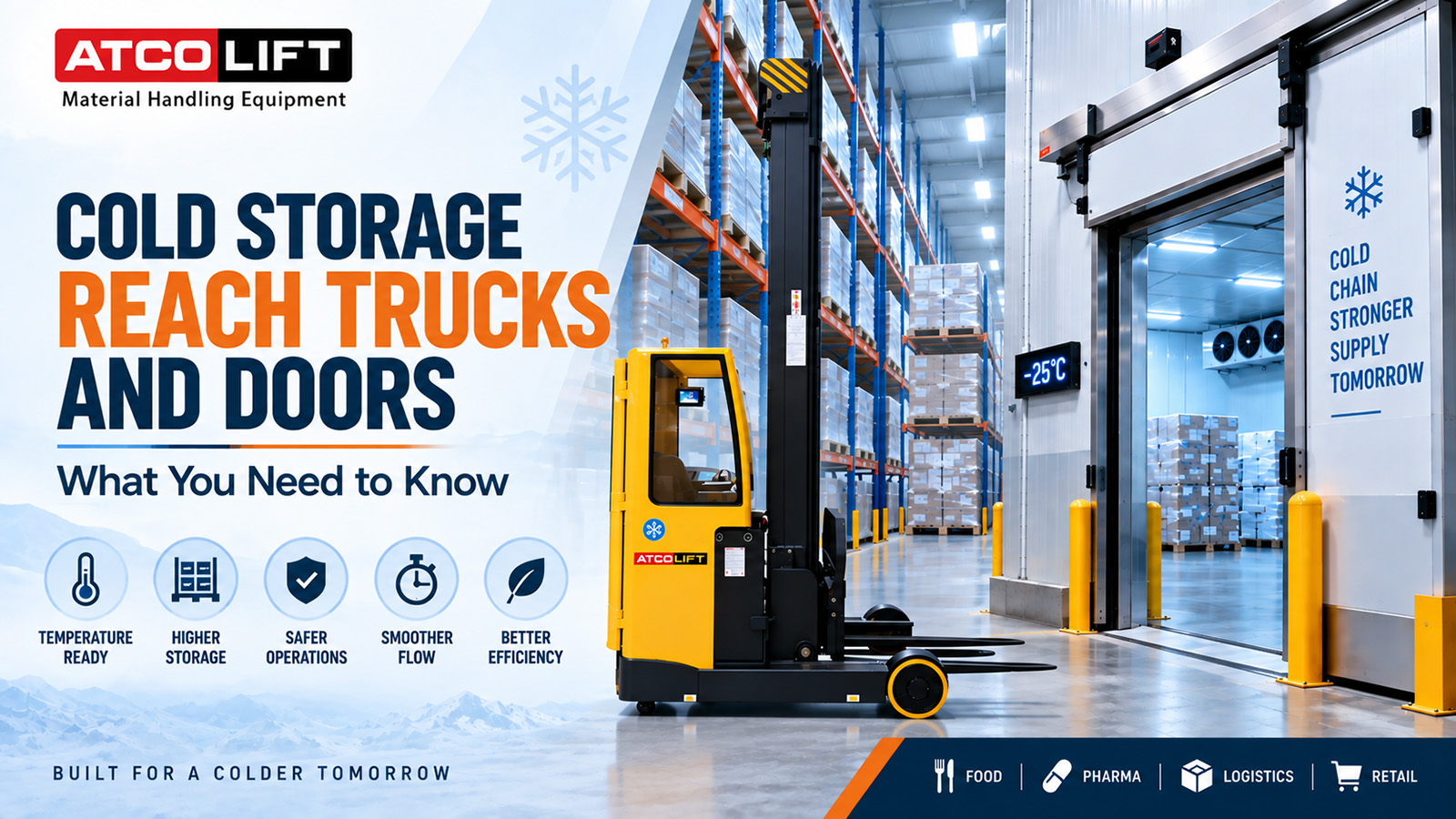 Cold Storage Reach Trucks and Doors: What You Need to Know