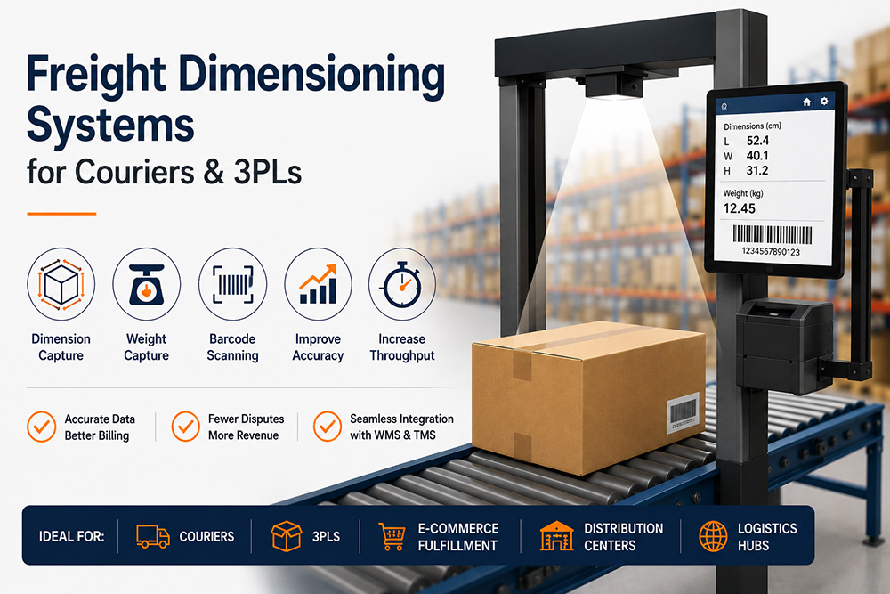 CubiScan Freight Dimensioning Systems for Couriers and 3PLs