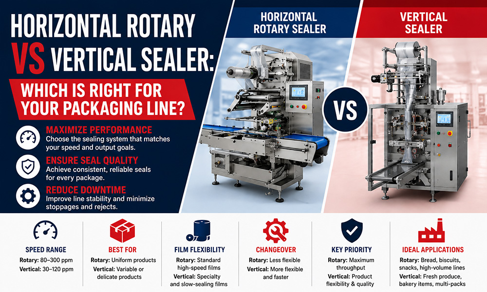 Horizontal Rotary vs Vertical Sealer: Which Is Right for Your Packaging Line?