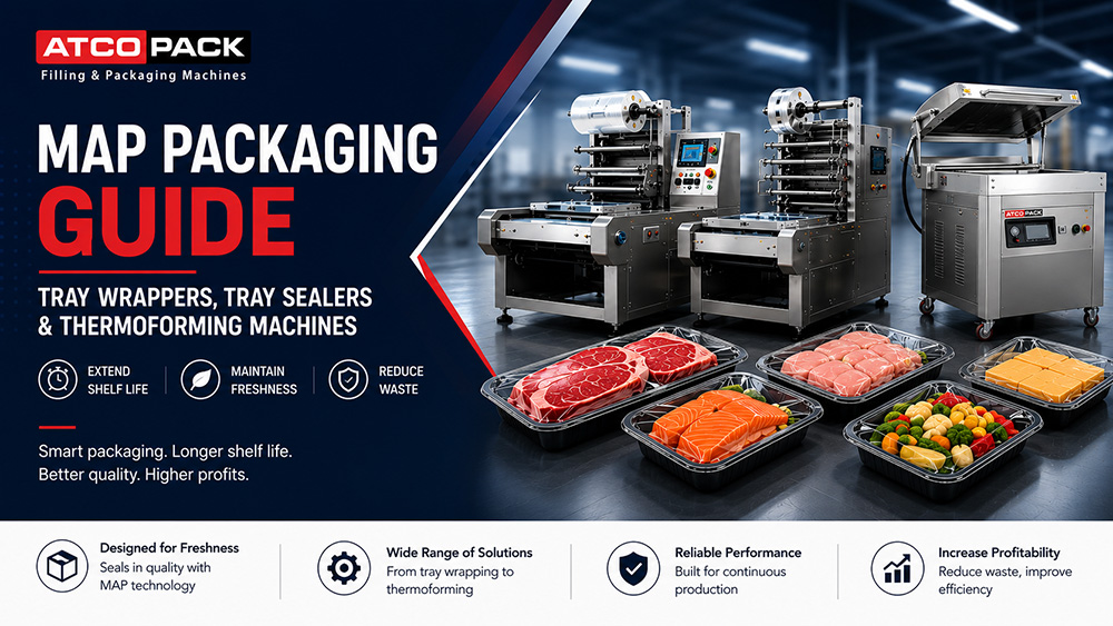 MAP Packaging Guide: Tray Wrappers, Tray Sealers & Thermoforming Machines