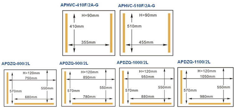 Single Chamber Floor Type Vacuum Packaging Machines Drawings