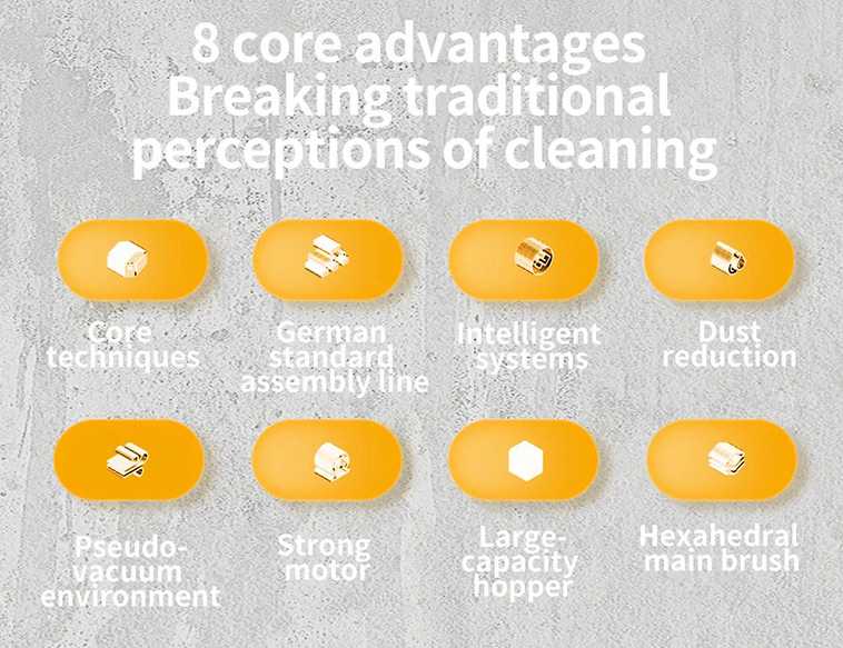 Stand on Floor Sweeper Advantages