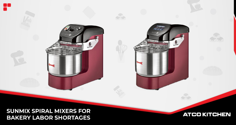 SUNMIX Spiral Mixers for Bakery Labor Shortages