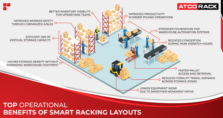 Top Operational Benefits of Smart Racking Layouts