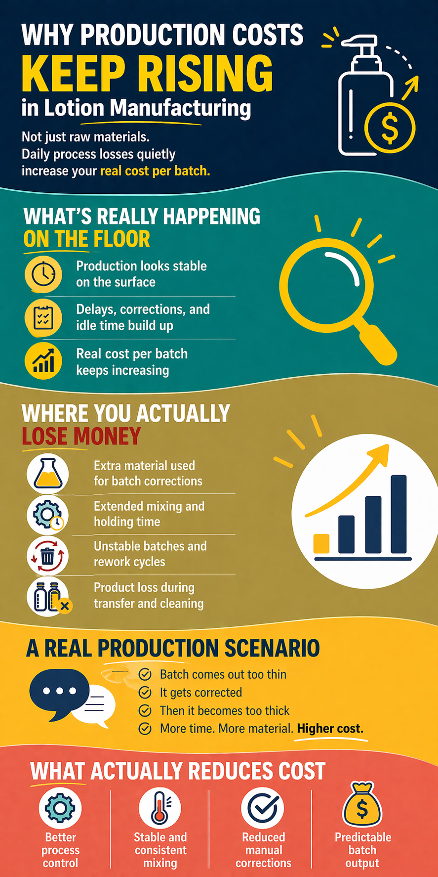 Why Production Costs Keep Rising in Lotion Manufacturing